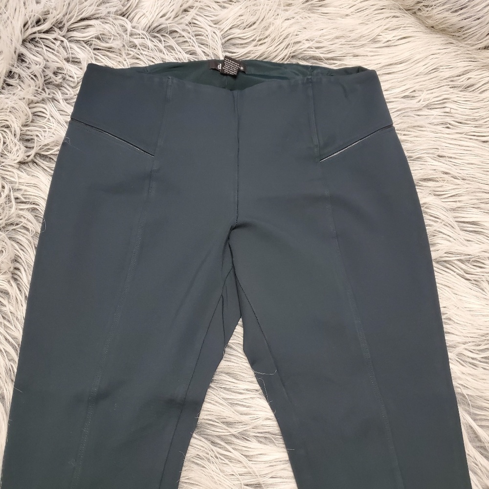 Emerald ponte dress pants -- skinny